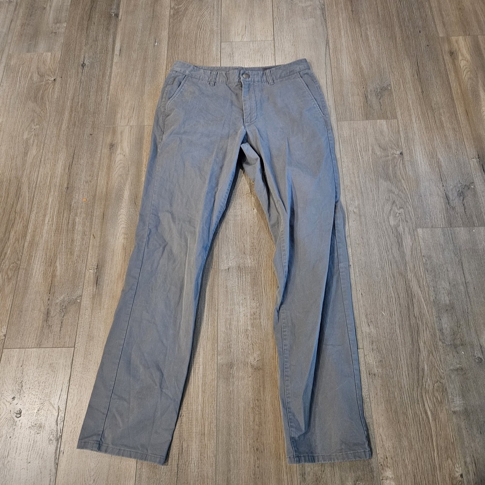 Bonobos Pants Mens 31x32‎ Gray Slim Straight Leg Slack Dress Pants